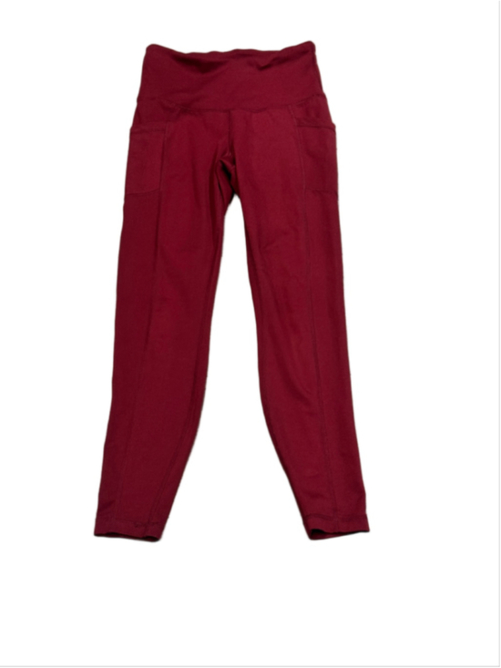 Yogalicious Lux Wine Red Leggings with Side Pockets